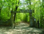 Wejście do Arboretum Bramy Morawskiej w Raciborzu