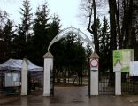 Main gate of Agrykola Cemetery in Elbląg