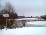 Jezioro przed Unimiem od strony Łobza
