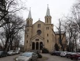 Kościół ewangelicki Zmartwychwstania Pańskiego w Katowicach od frontu