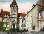 Niestniejący zamek w Złocieńcu po przebudowie w 1906r
