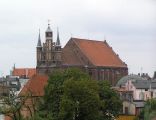 Toruń, kościół NMP od strony północno-wschodniej