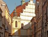 Kościół dominikanów w Lublinie widziany z Rynku Starego Miasta